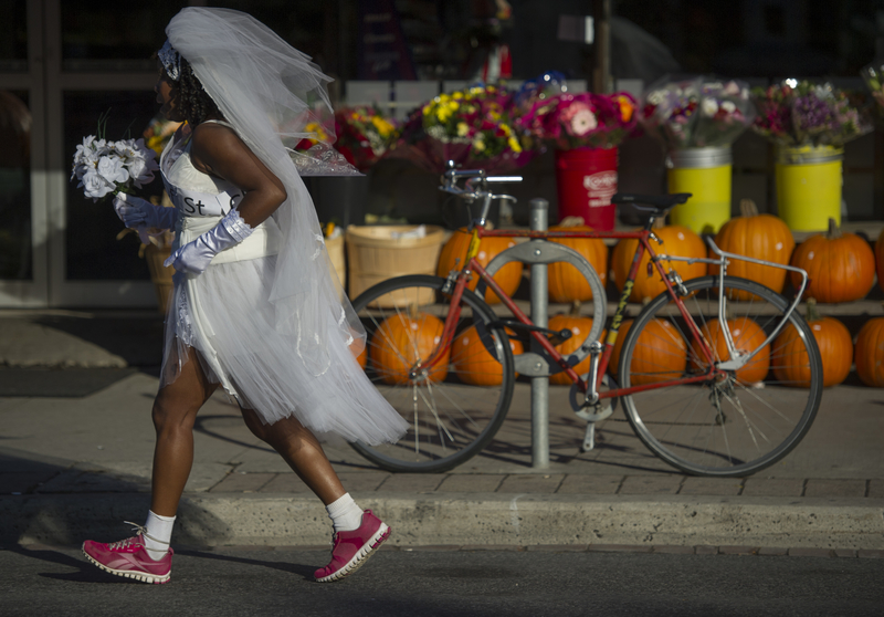 Eine Braut macht Sport | Getty Images Photo by Rick Madonik/Toronto Star 