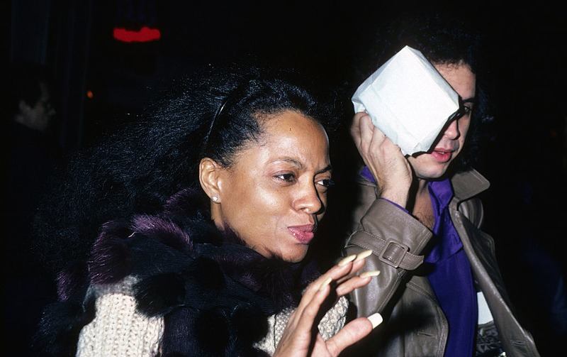 Diana Ross and Gene Simmons | Getty Images Photo by Tom Wargacki/WireImage