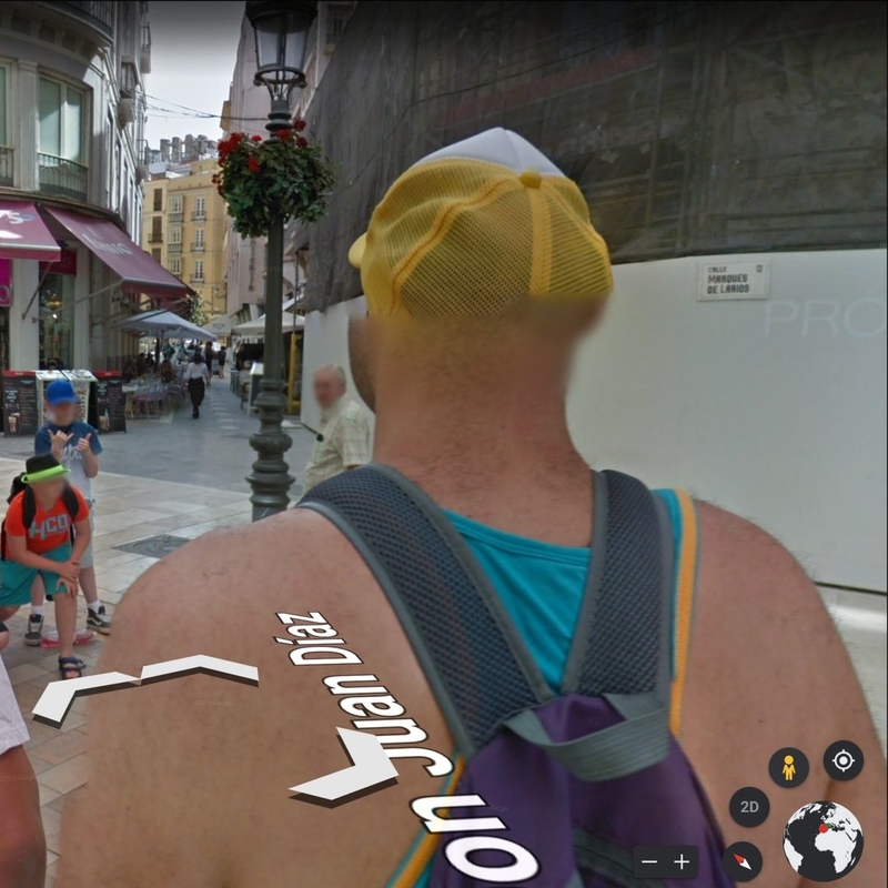Hat Head | Instagram/@paranabs via Google Street View