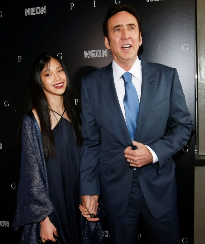 Nicolas Cage and Riko Shibata | Alamy Stock Photo by REUTERS/Mario Anzuoni