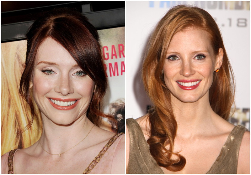 Bryce Dallas Howard and Jessica Chastain | Alamy Stock Photo by AFF/Vince Flores & Megumi Torii/The Hollywood Archive/PictureLux 