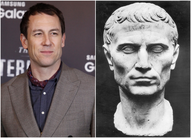 Tobias Menzies and Julius Caesar | Alamy Stock Photo