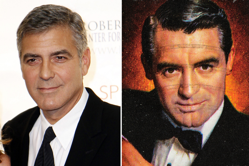 George Clooney and Cary Grant | Shutterstock & Getty Images Photo by PictureLake