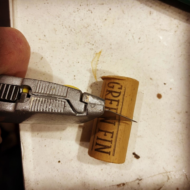 Wine Cork Table Fix | Instagram/@thomasmhouston