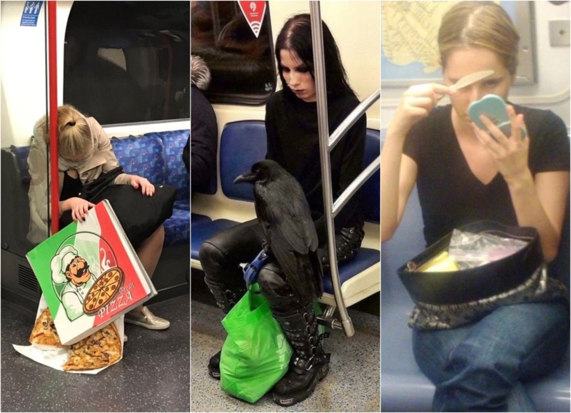 Diese witzigen Fotos von unsozialen Pendlern werden Sie die öffentlichen Verkehrsmittel vermissen lassen | Twitter/@JamesAALongman & Imgur.com/WXuK1GT & 344tX