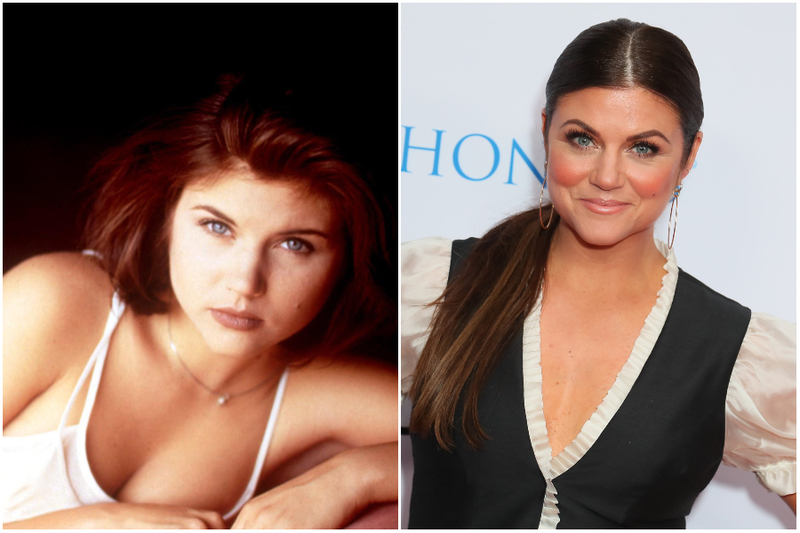 Tiffani Thiessen | Alamy Stock Photo by Courtesy Everett Collection/Inc & Getty Images Photo by Leon Bennett