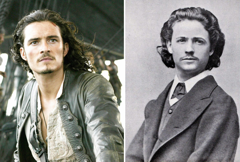 Orlando Bloom y el pintor Nicolae Grigorescu | Alamy Stock Photo by Entertainment Pictures & The History Collection