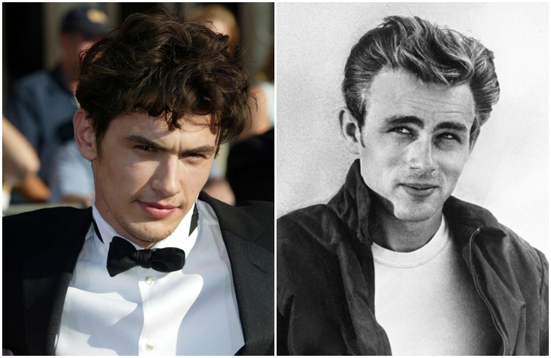 James Franco y James Dean | Alamy Stock Photo by Allstar Picture Library Ltd & Getty Images Photo by Michael Ochs Archives