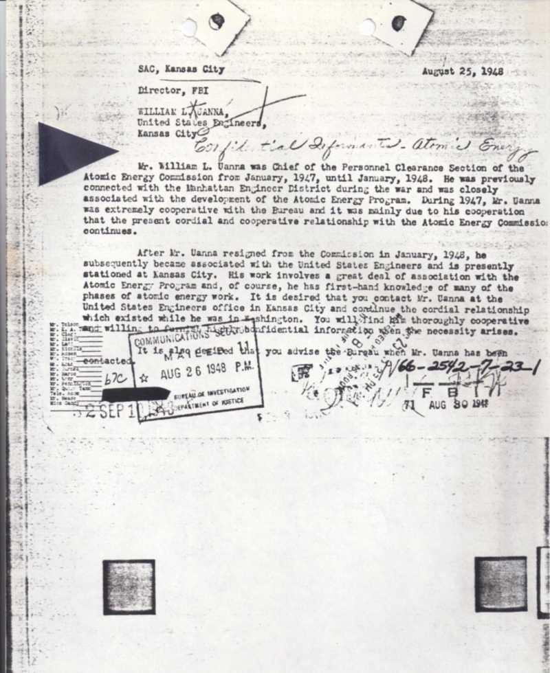 Die offiziellen Dokumente des FBI zu einem vertraulichen Informanten | Alamy Stock Photo by Gibson Green 