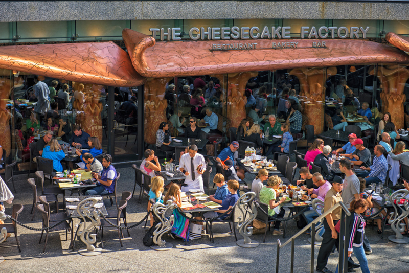 The Cheesecake Factory | Alamy Stock Photo by Helen Sessions