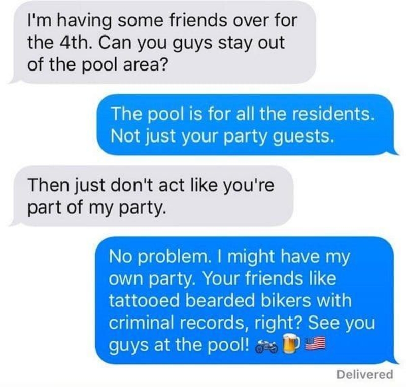 Pool Party | Instagram/@neighborsfromhell
