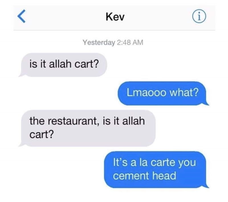 The Allah Cart Menu | Reddit.com/MysteryTart