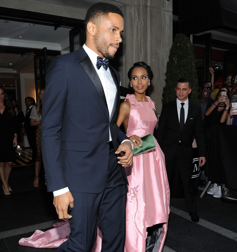 Kerry Washington and Nnamdi Asomugha | Getty Images Photo by Andrew Toth