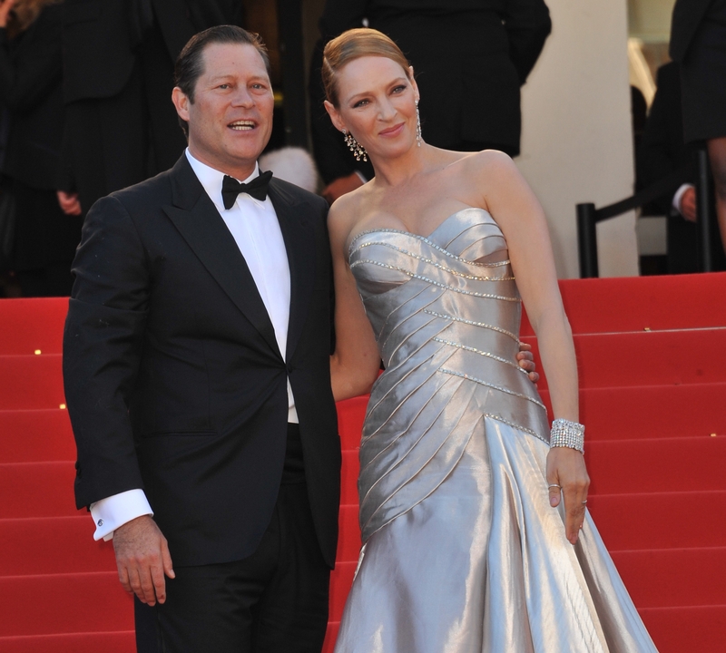 Uma Thurman and Arpad Busson | Shutterstock
