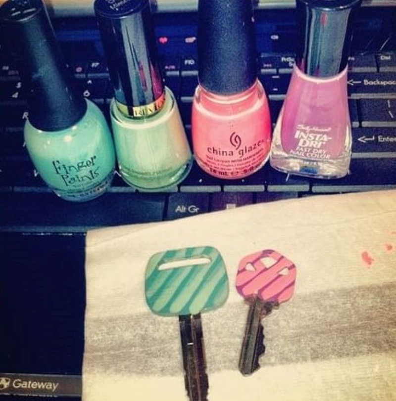 Painted Keys | Instagram/@coralemily