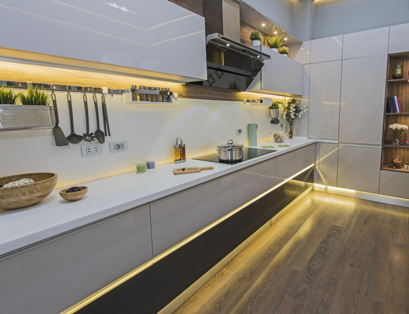 Light Up Dark Cabinets With LED Lights | Getty Images Photo by PaulVinten