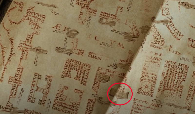 Spotted on the Map | Youtube.com/WizardingWorld