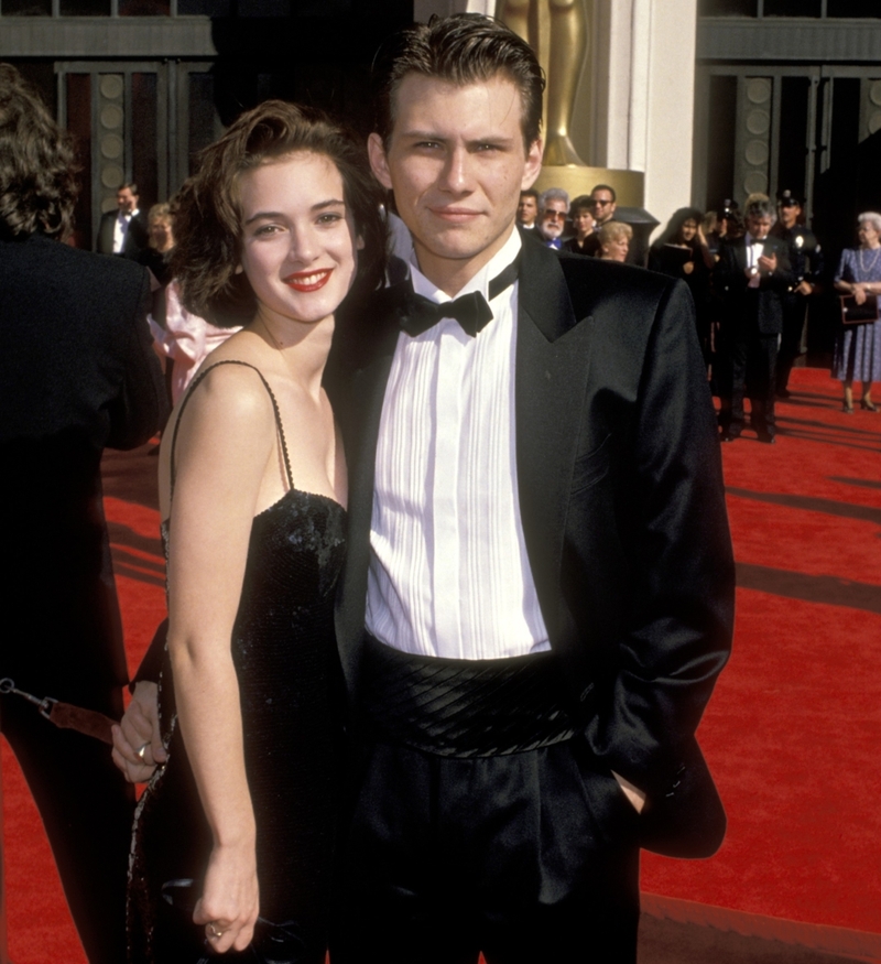 Winona Ryder and Christian Slater | Getty Images Photo by Ron Galella