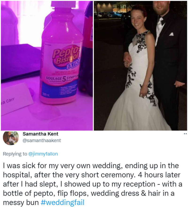 There Have Been Worse Weddings | Twitter/@samanthaakent