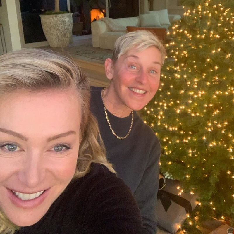 Ellen DeGeneres and Portia De Rossi | Instagram/@portiaderossi