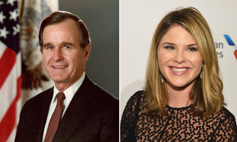 Jenna Bush-Hager: Granddaughter of George H.W. Bush | Getty Images Photo by Hulton Archive & Kevin Mazur