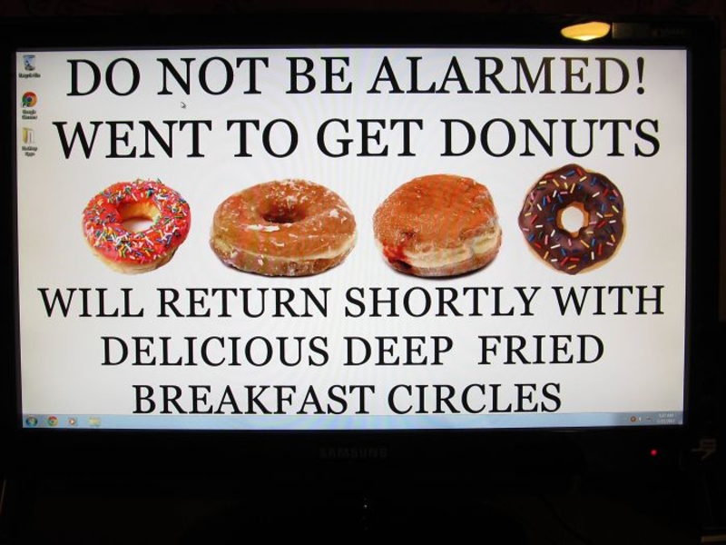 Donut Be Alarmed! | Imgur.com/g6KTX