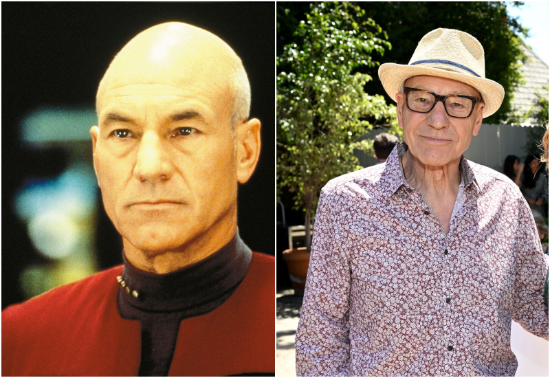 Sir Patrick Stewart as Captain Jean Luc Picard | Alamy Stock Photo by PARAMOUNT PICTURES/Album & Getty Images Photo by Lester Cohen