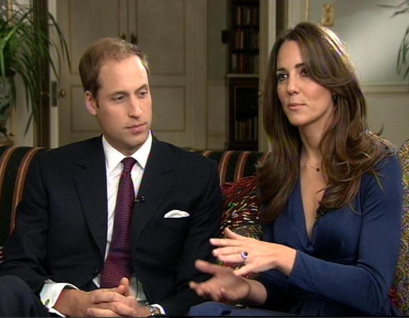 Kate e William conversam com a imprensa | Alamy Stock Photo by ITV/PA Images