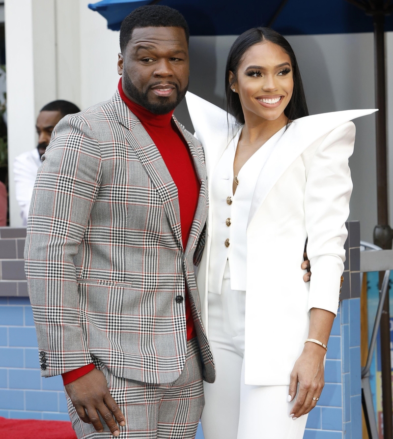 50 Cent and Jamira Haines | Alamy Stock Photo