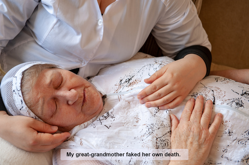 The Old Lady Who Faked Her Own Death | Shutterstock