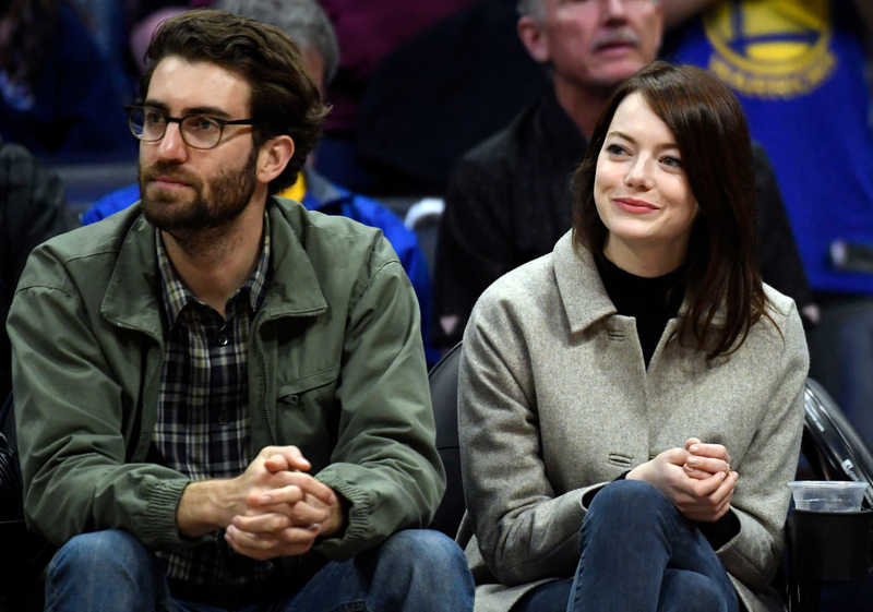 Emma Stone and Dave McCary | Getty Images Photo by Kevork Djansezian