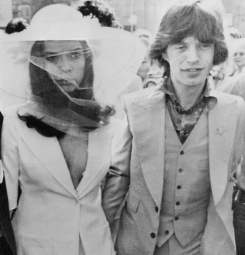 Mick and Bianca Jagger | Getty Images Photo by Express
