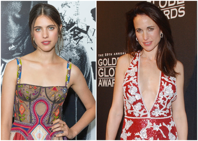 Margaret Qualley Is Andie MacDowell’s Daughter | Alamy Stock Photo & Getty Images Photo by KMazur/WireImage