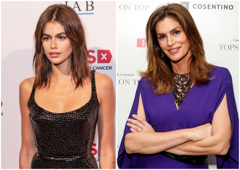 Kaia Gerber Is Cindy Crawford’s Daughter | Shutterstock & Getty Images Photo by Bob Levey