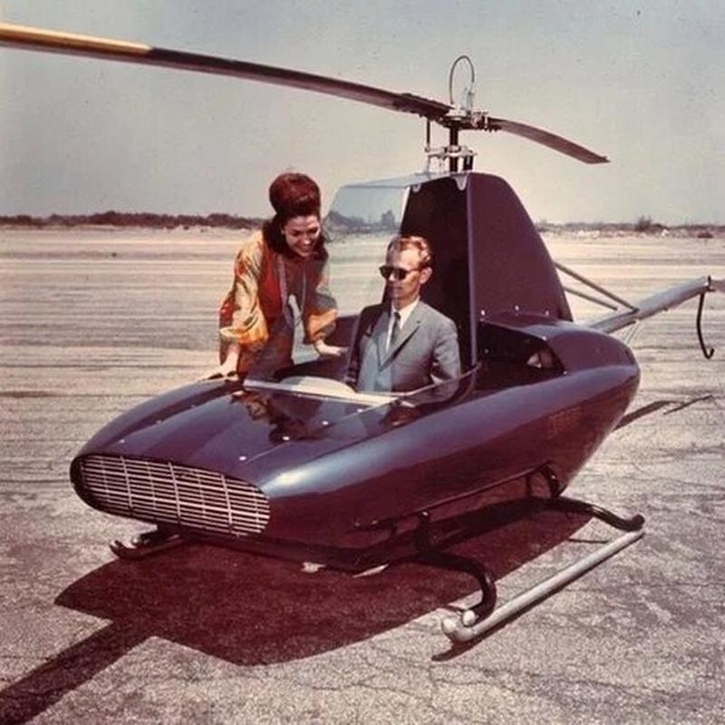 Buford John Schramm Designed a Single Person Helicopter in 1964 | Imgur.com/4KJmOnk