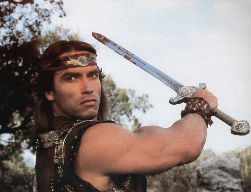 Arnold Schwarzenegger – Lord Kalidor (Red Sonja) | Alamy Stock Photo
