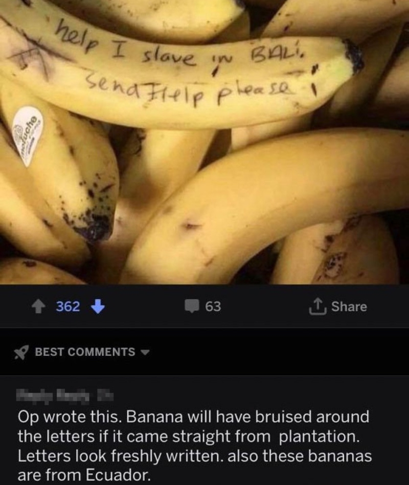 False Banana Alarm | Reddit.com/killswtchengage