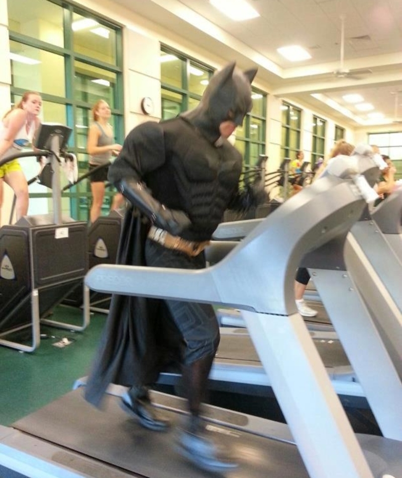 Batman's Fitnessstudio | Reddit.com/Sbert005