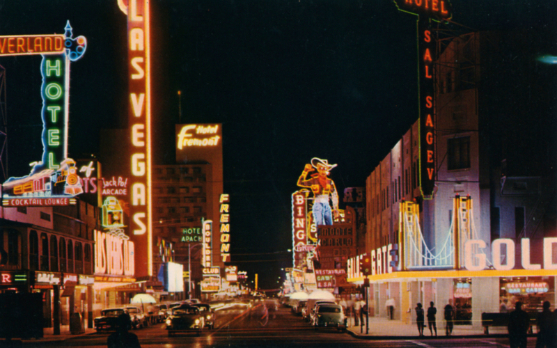 Las Vegas und sein charakteristisches Design | Alamy Stock Photo by Curt Teich Postcard Archives/Heritage Image Partnership Ltd