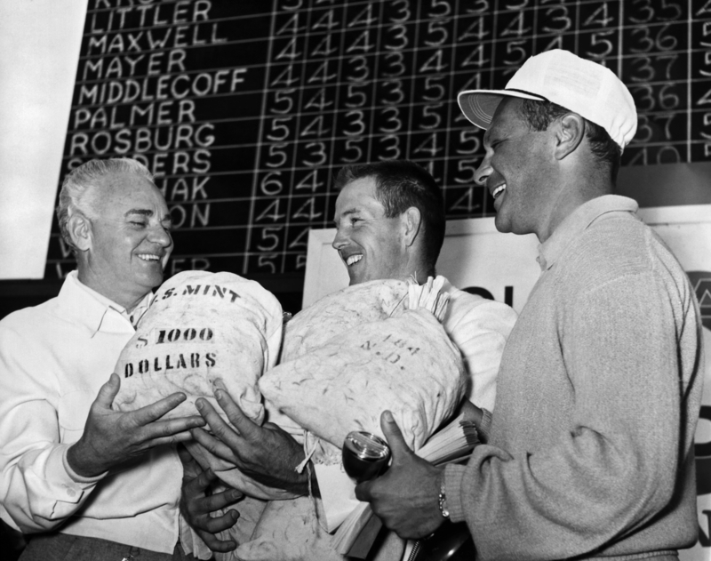 Golfer feiern Siege | Getty Images Photo by Underwood Archives