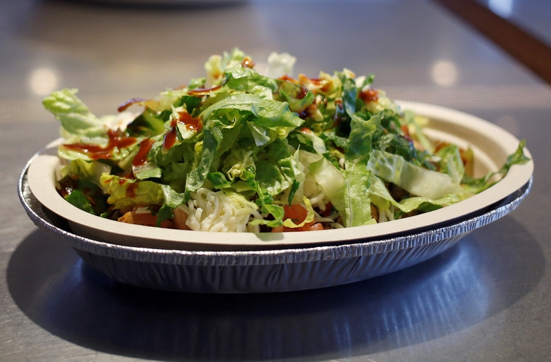 Chipotle's Grilled Chicken Salad | Getty Images Photo by Luke Sharrett/Bloomberg 