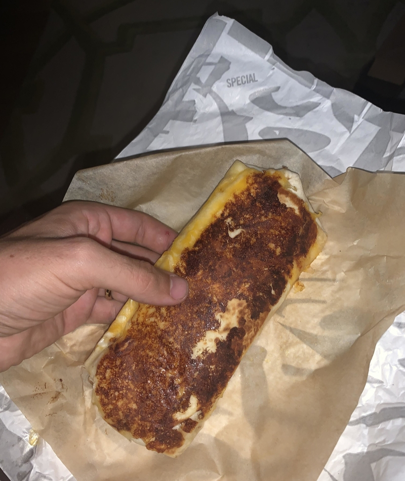 Taco Bell's Grilled Cheese Burrito | Reddit.com/jlandon911