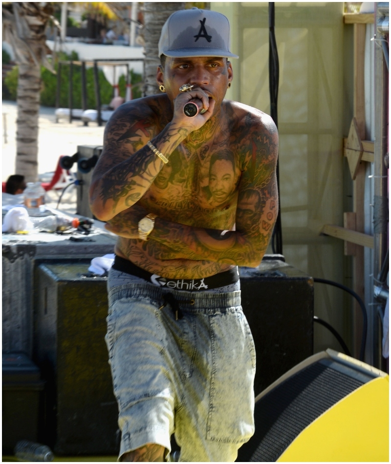 Kid Ink Shows Off His Body Ink – 2014 | Getty Images Photo by Larry Busacca