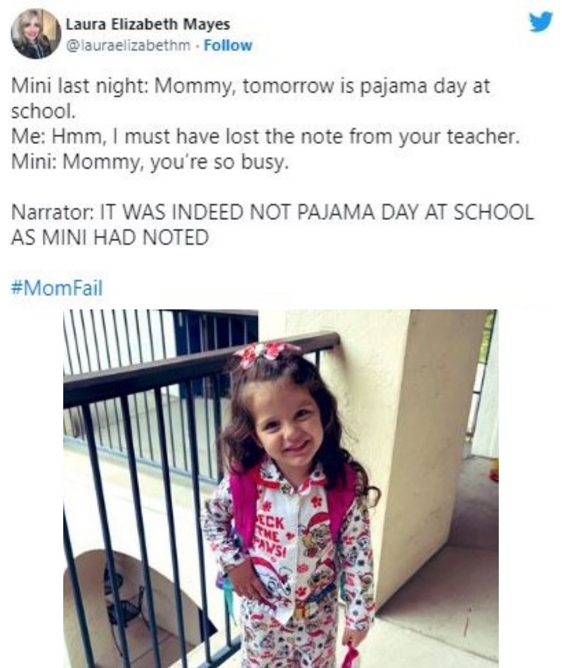 The Mom Who Should Have Trusted Her Gut | Twitter/@lauraelizabethm