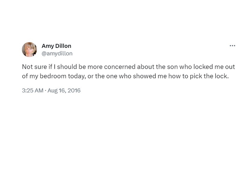 The Mom Who Should Sleep With One Eye Open | Twitter/@amydillon