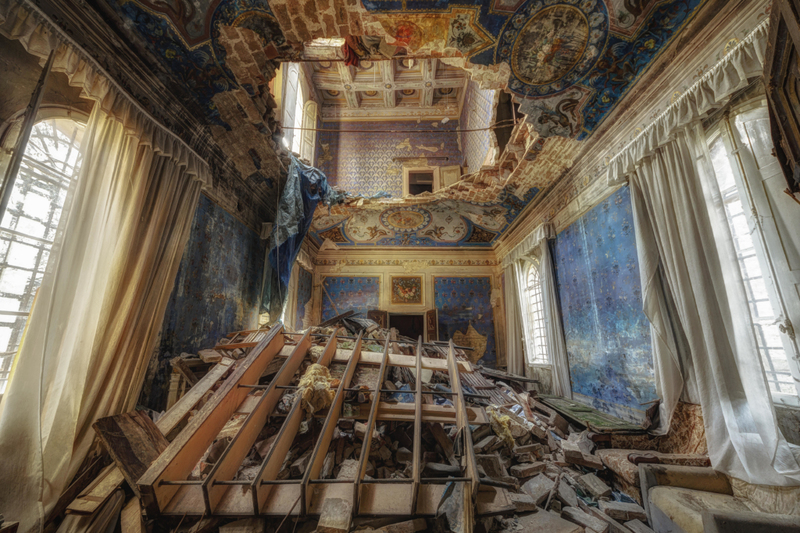 Verlassenes Schloss in Italien | Alamy Stock Photo by Media Drum World