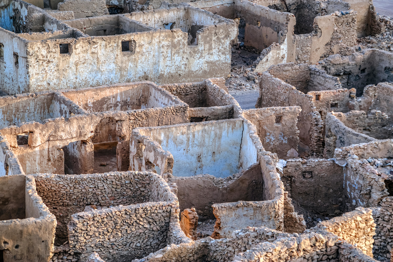 Die verlassene Stadt Umm el Howeitat in Ägypten | Alamy Stock Photo by Joana Kruse