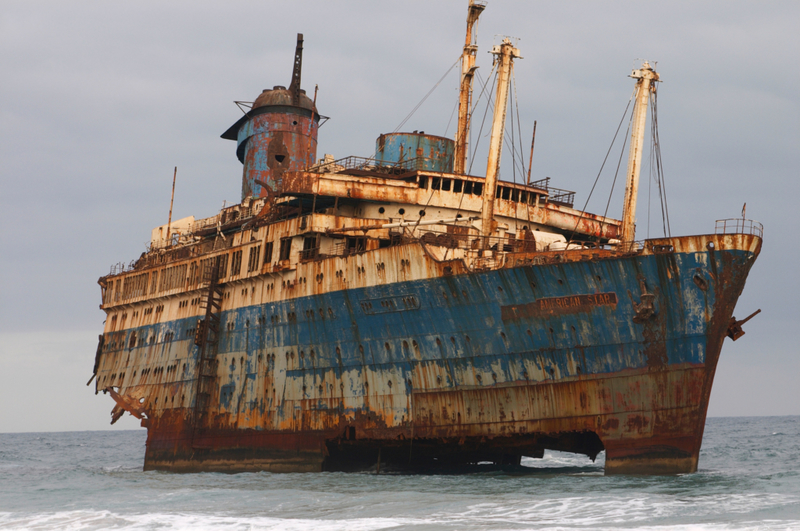 Das Wrack der SS America, Kanarische Inseln | Alamy Stock Photo by Islandstock