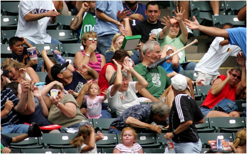 Baseball Game Mishap | Getty Images Photo by Ron Jenkins/Fort Worth Star-Telegram