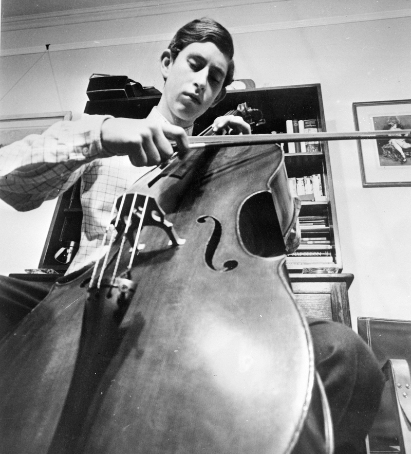Charles III and His Cello | Alamy Stock Photo by Smith Archive